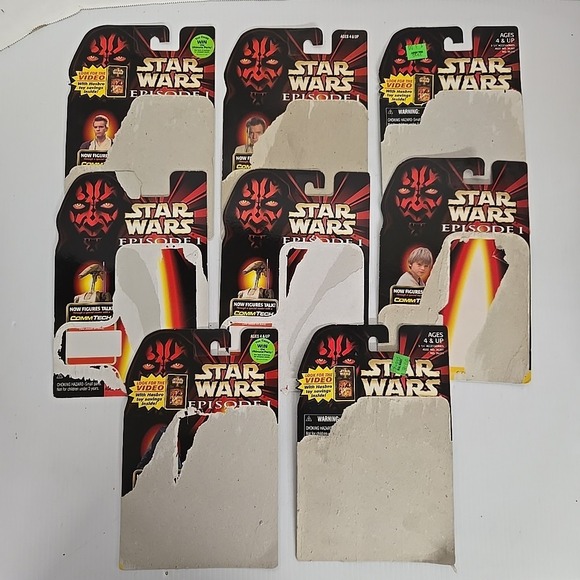 Other - Star Wars Episode 1 Phantom Menice Action Figure Cardbacks